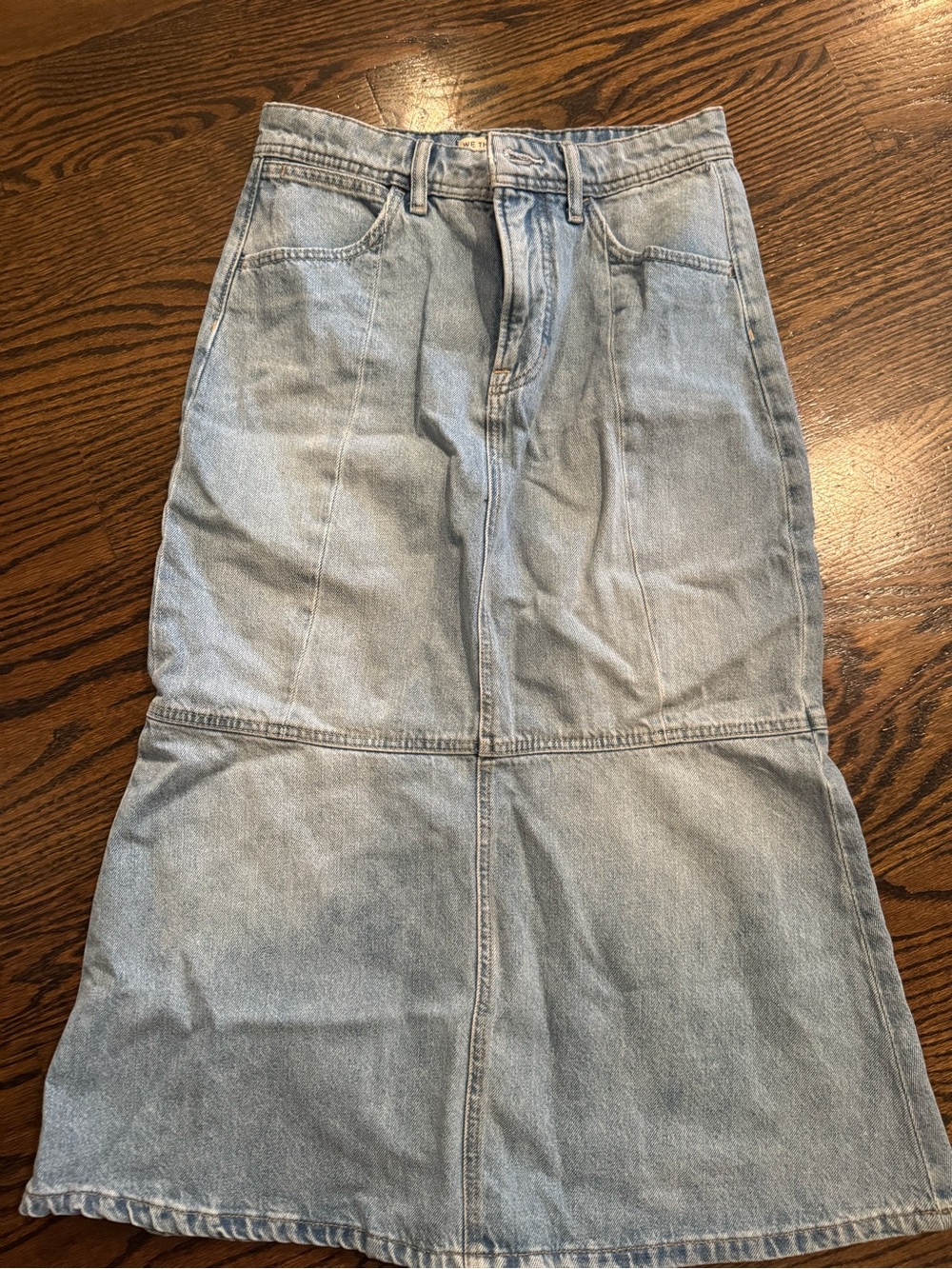 Free People freest -Light Blue Denim Mermaid Skirt - Women's Jeans